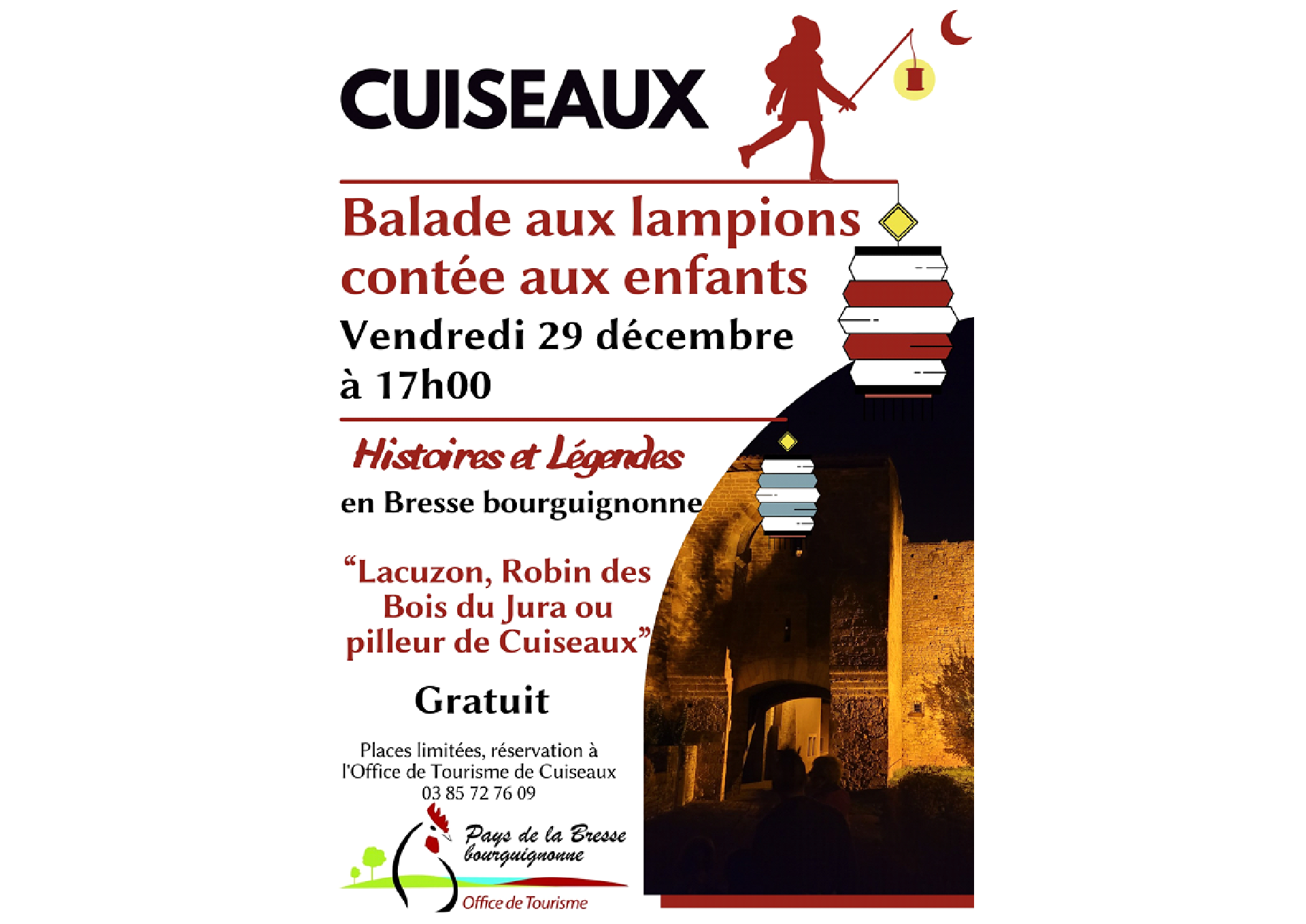 Balade aux lampions Lacuzon