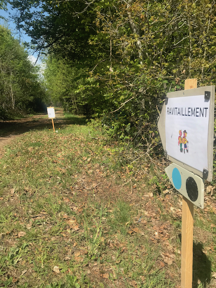 balisage ravitaillement randonnée Ronde des châteaux2019