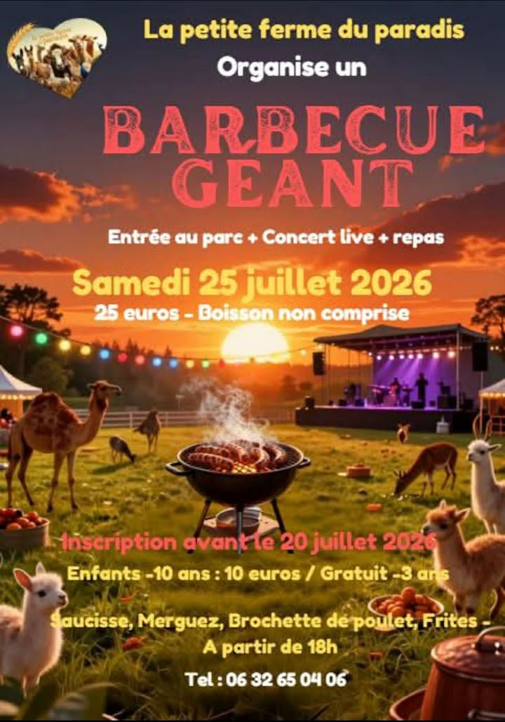 Barbecue Géant à la Petite Ferme du Paradis