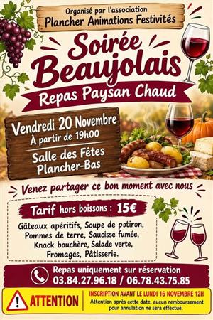 Soirée Beaujolais Nouveau 