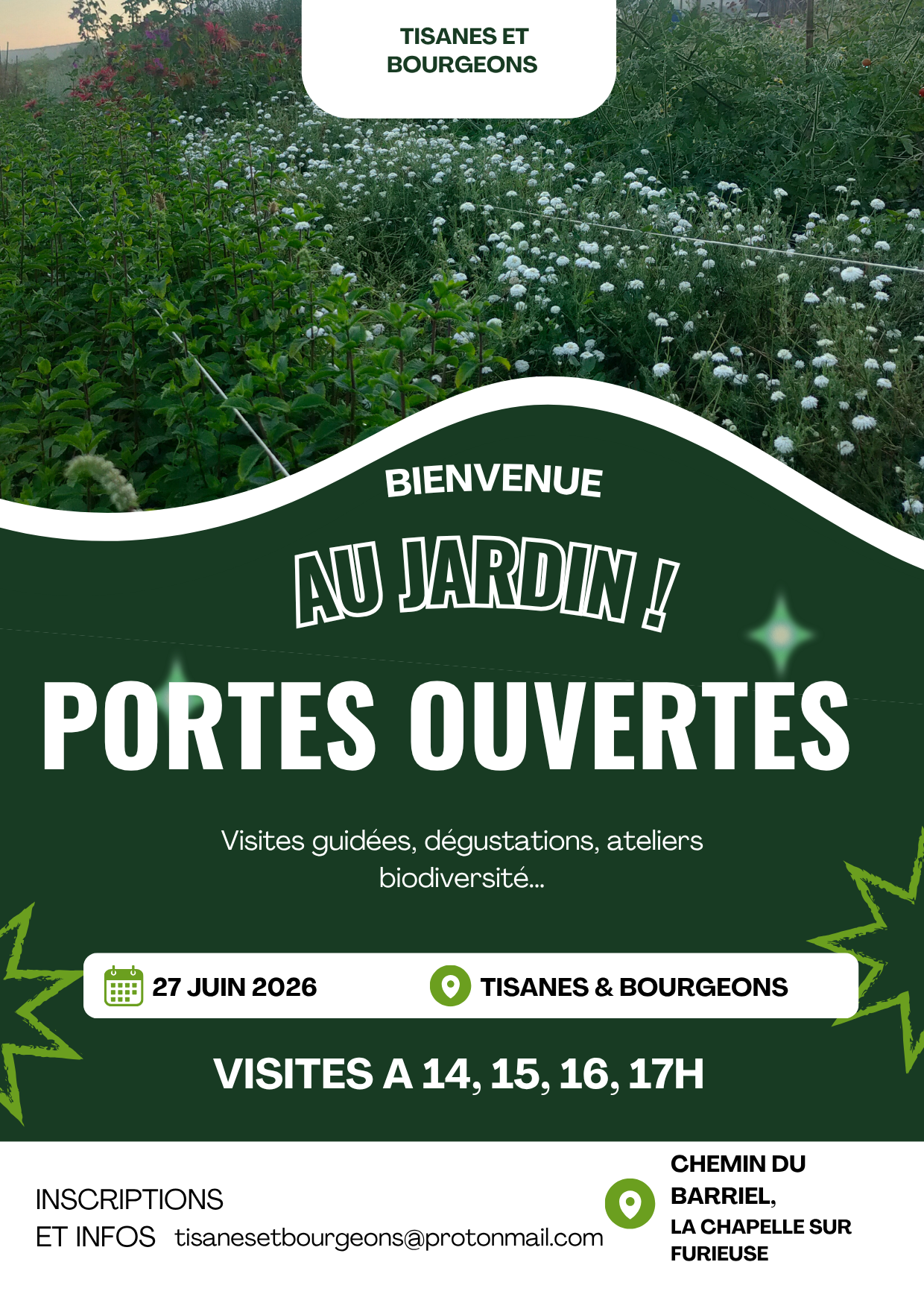 Bienvenue au jardin !