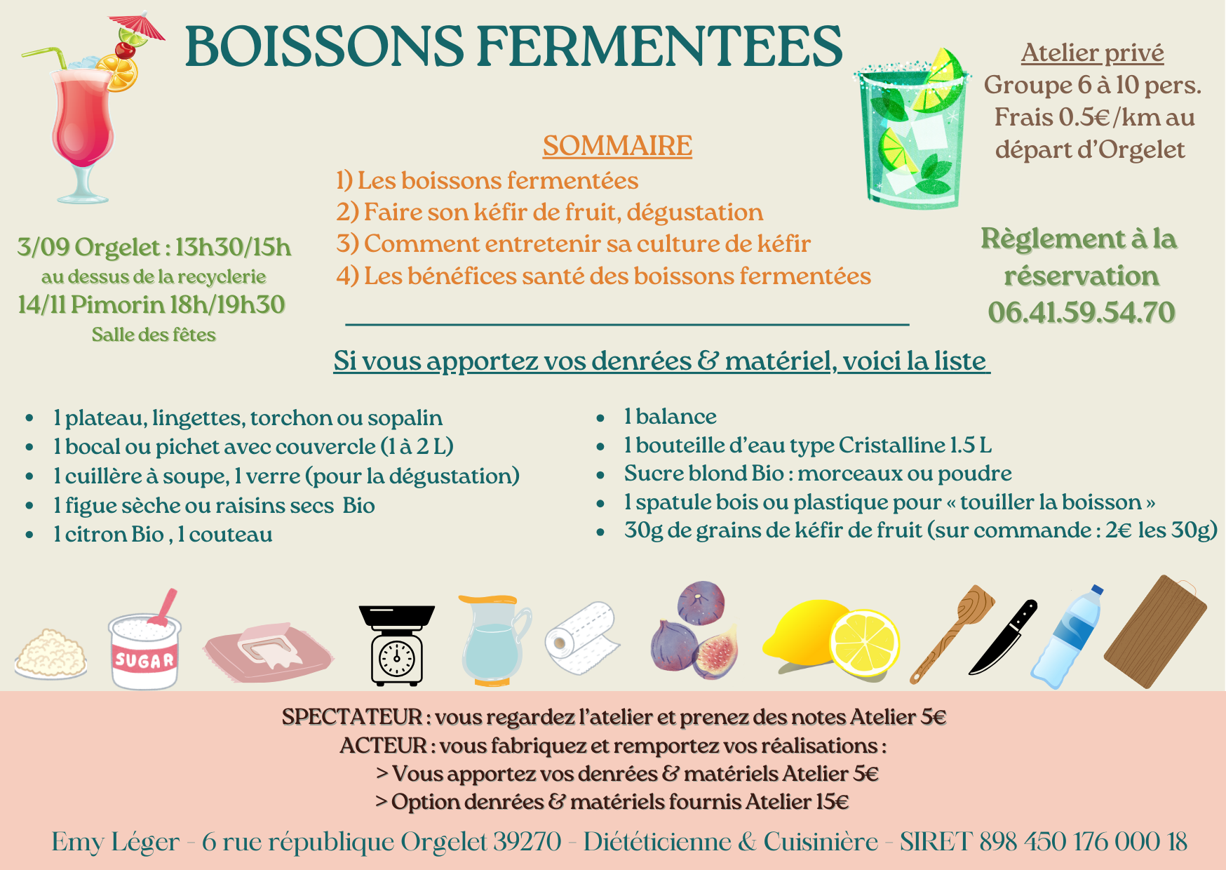 KEFIR et Boissons fermentées at en SALLE - 1