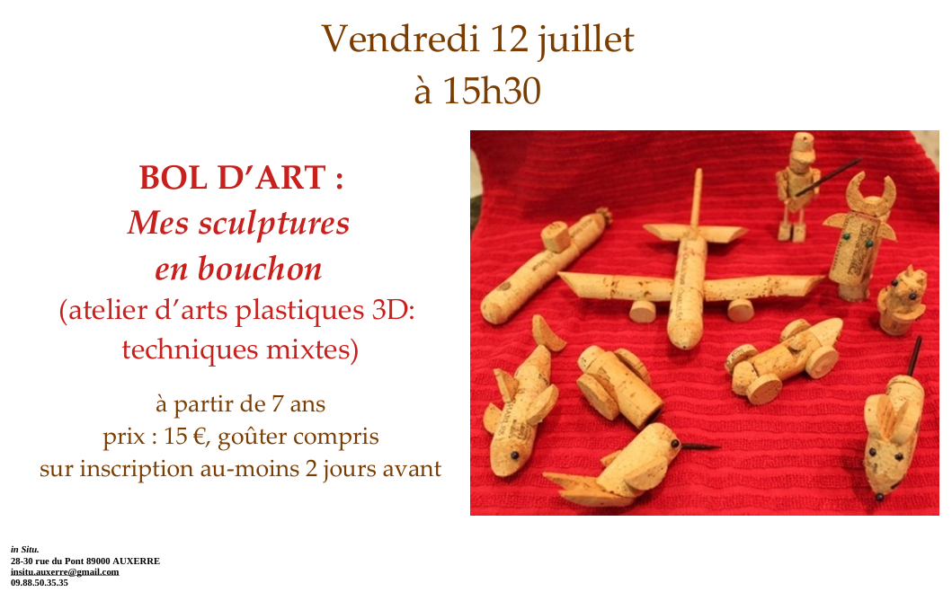 bol d'art bouchons