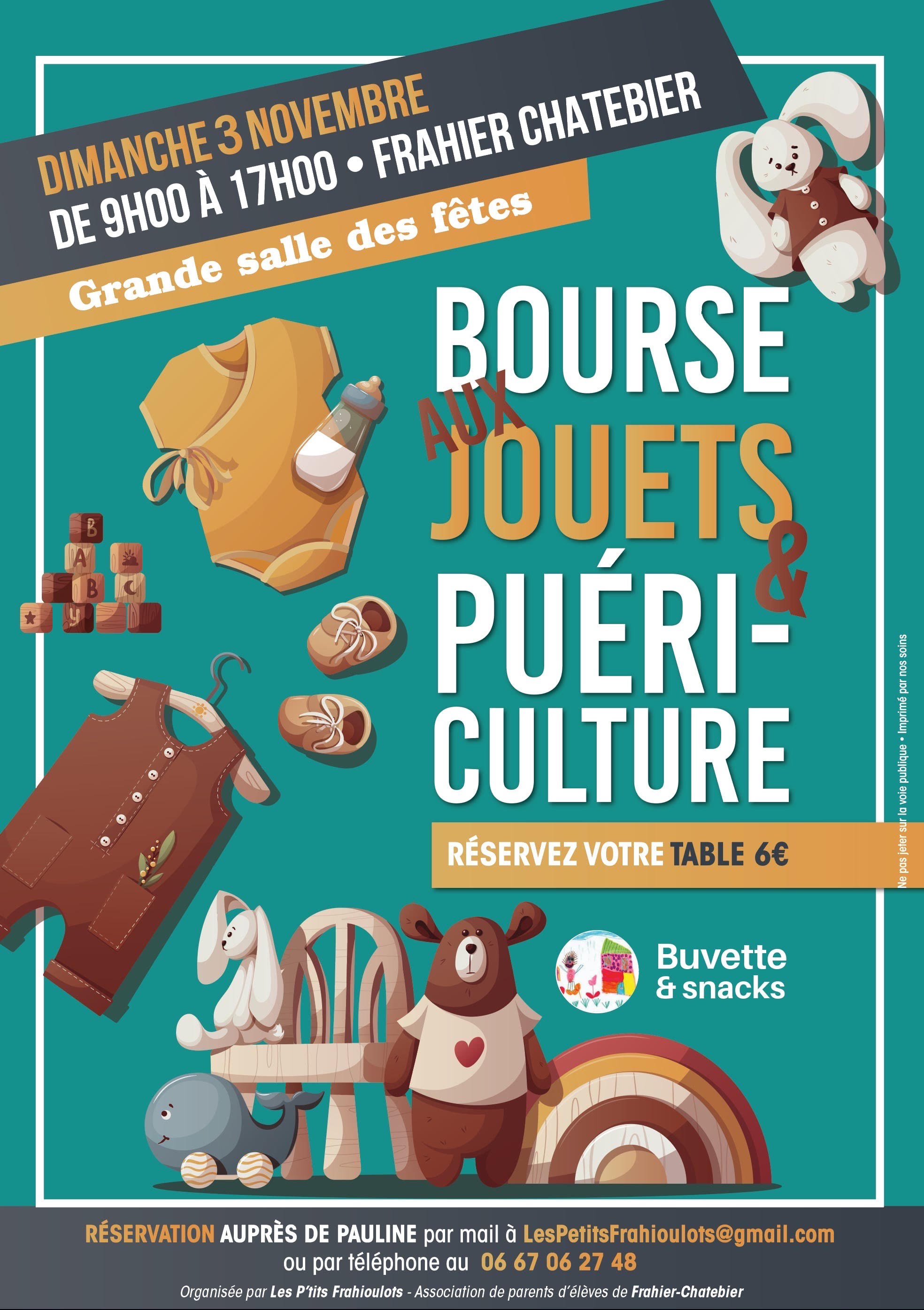 Bourse aux jouets et puriculture