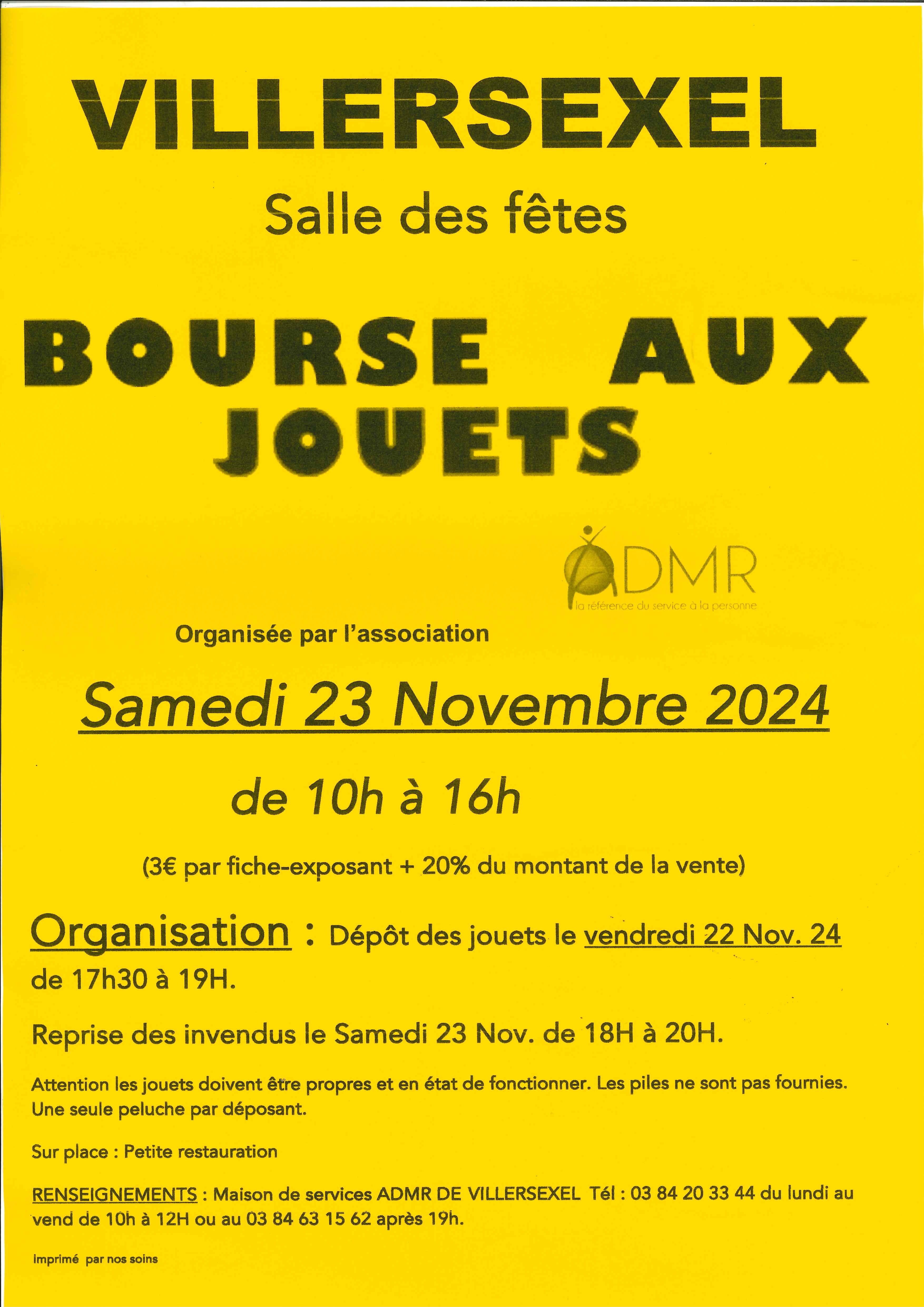 Bourse aux jouets