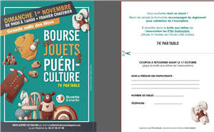 Bourse aux jouets et puériculture