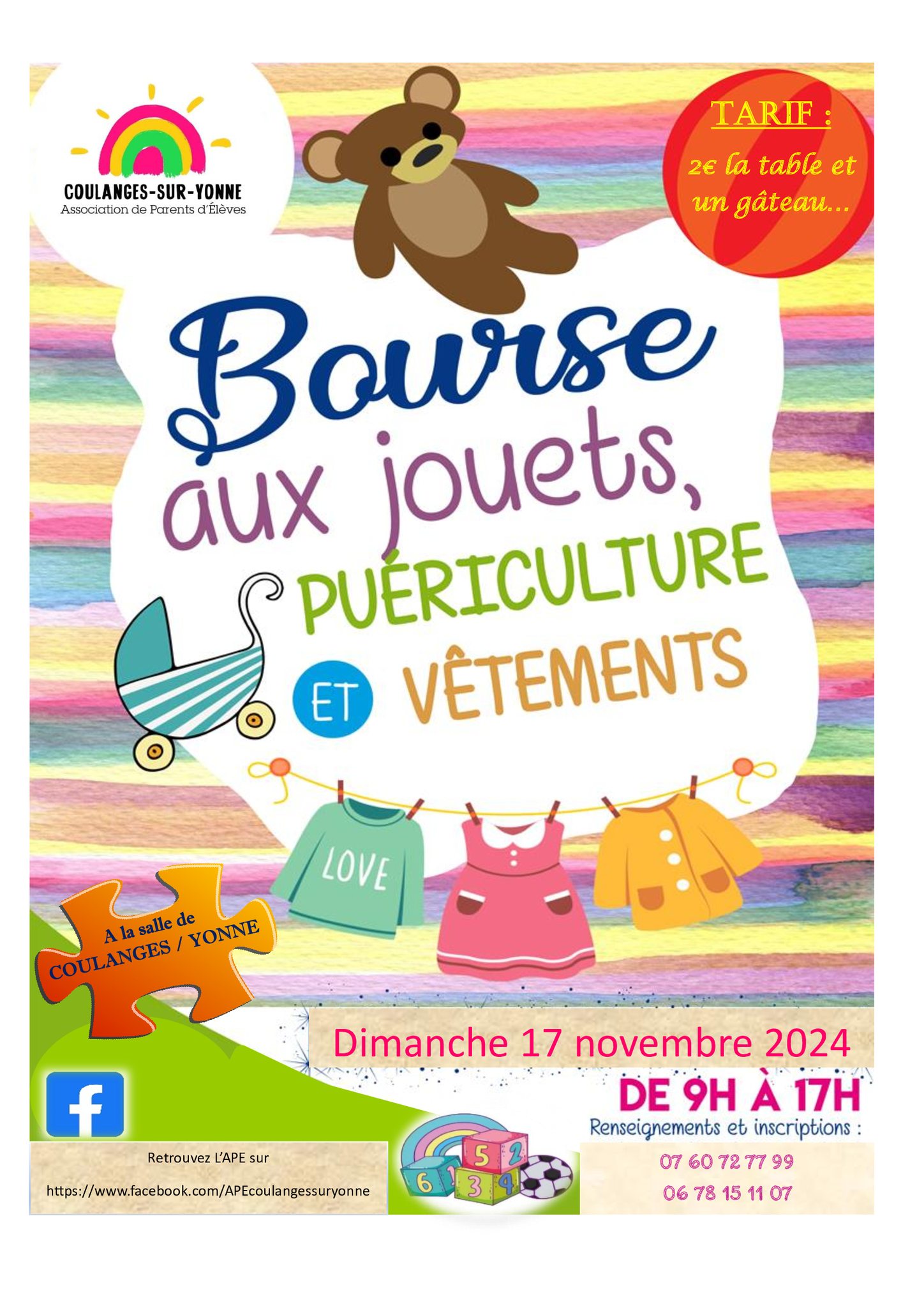 bourse jouets coulanges
