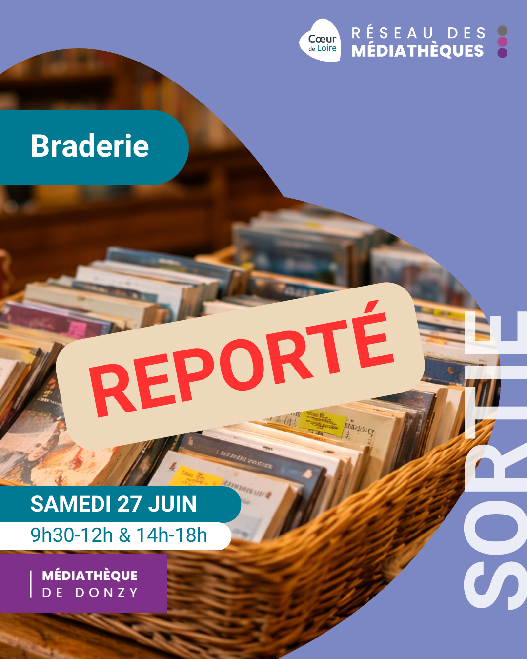 Braderie reportée
