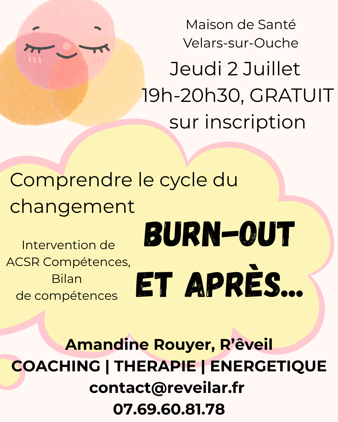 Atelier conférence, burn-out et après ?
