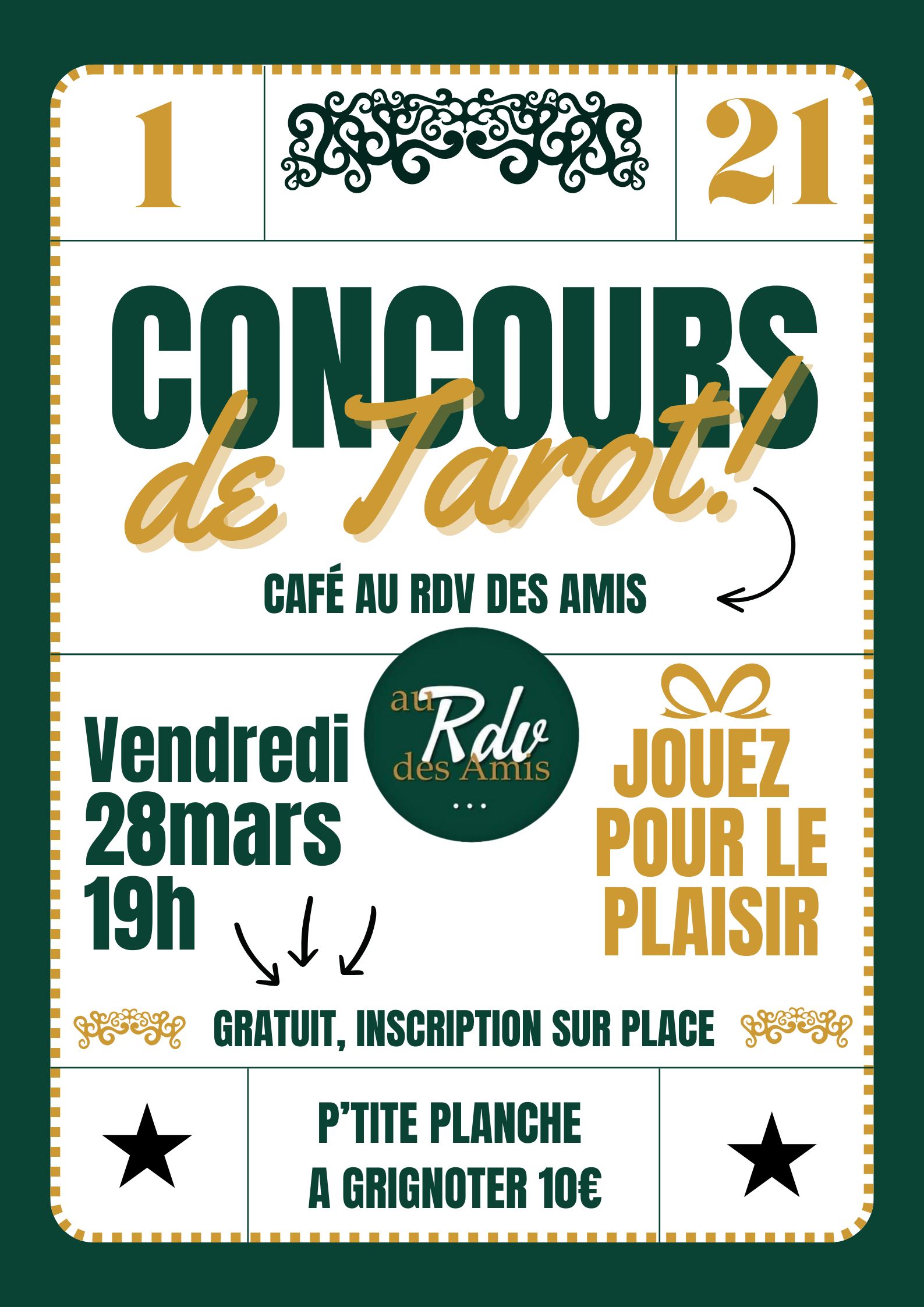 soirée tarots