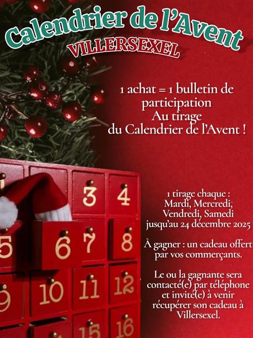 Calendrier de l'Avent des commerçants