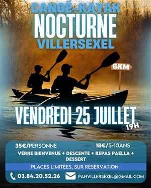 Nocturne Canoë 