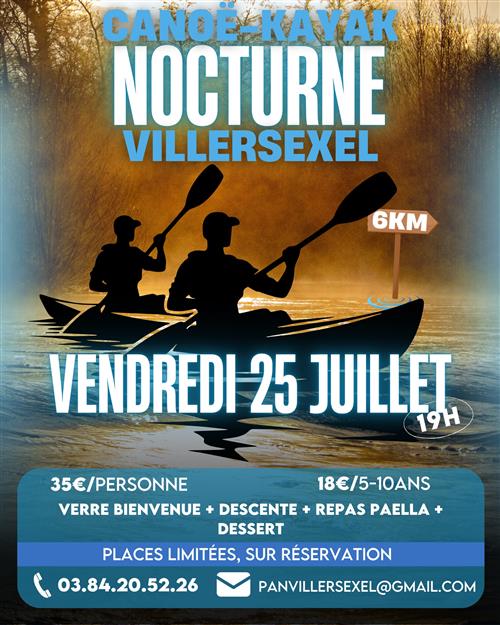 Nocturne Canoë