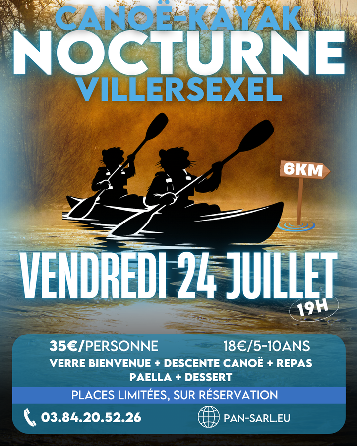Nocturne Canoë