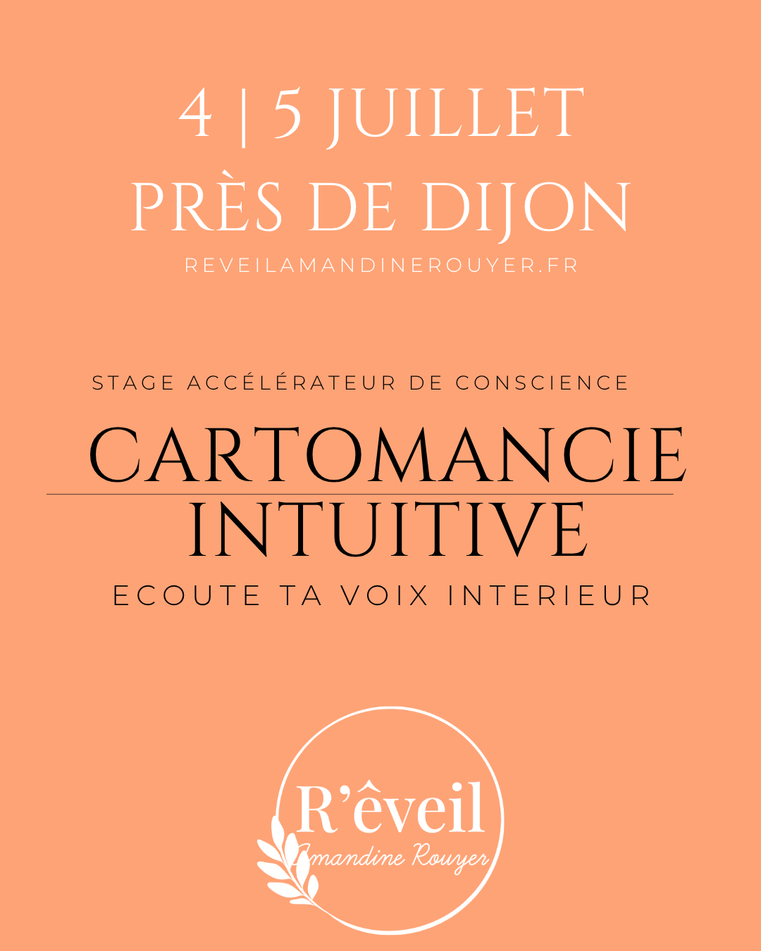 Stage de cartomancie intuitive - écouter sa voix intérieure