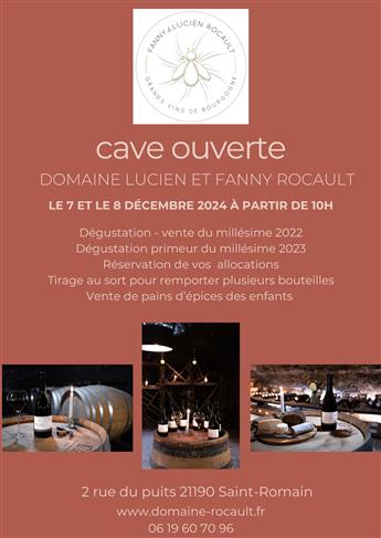 Cave ouverte au Domaine Lucien et Fanny Rocault