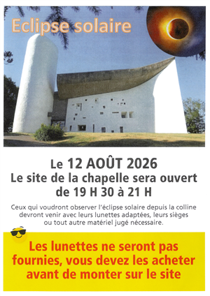Éclipse solaire à la Chapelle