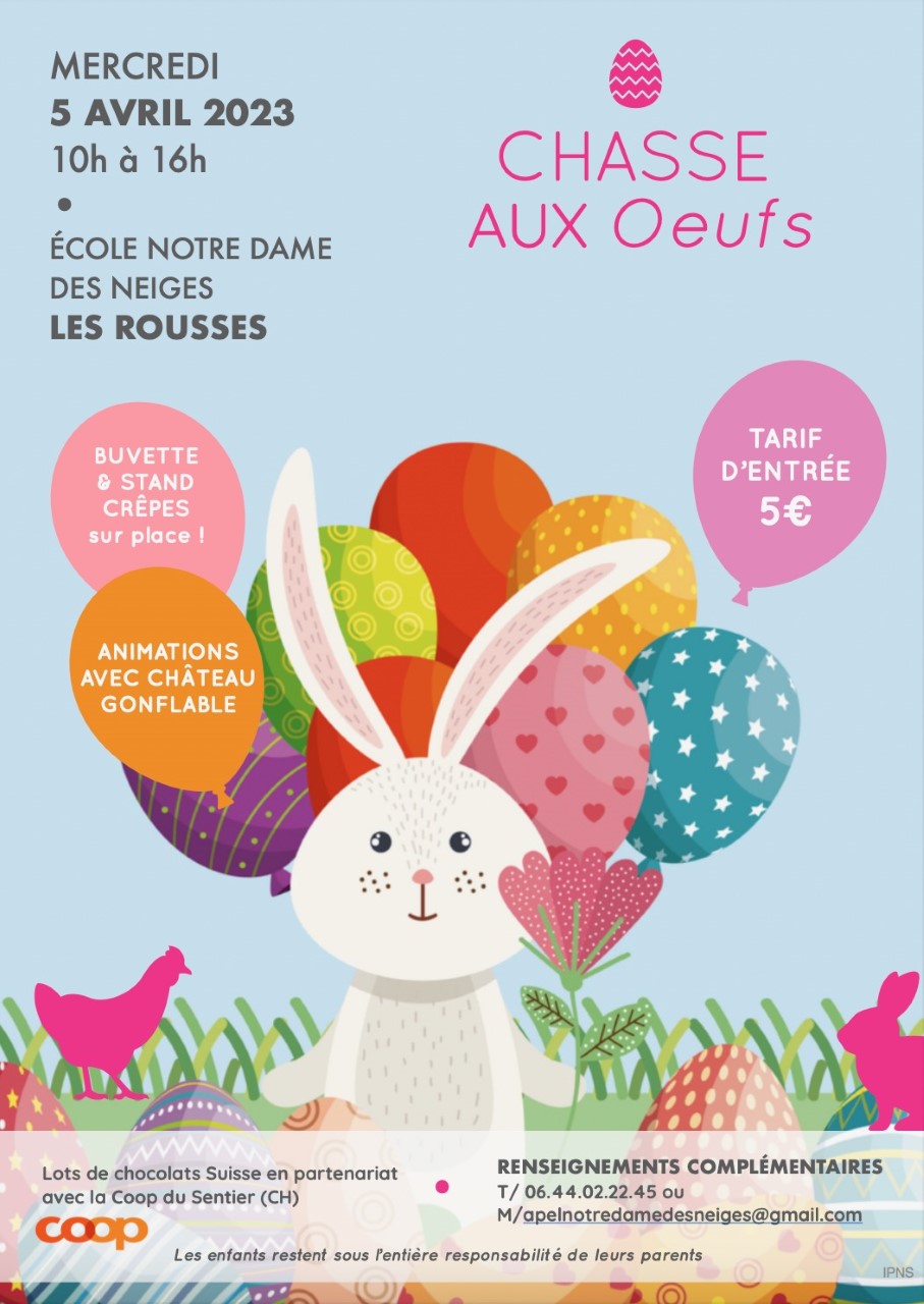 chasse aux oeufs 2023_apel notre dame des neiges