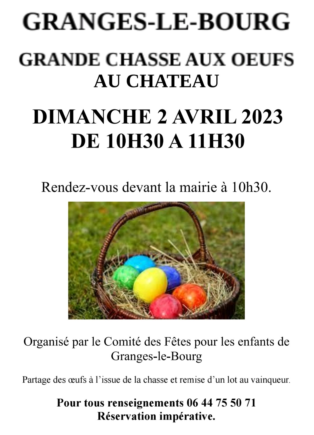 chasse aux oeufs GLB 02 avril