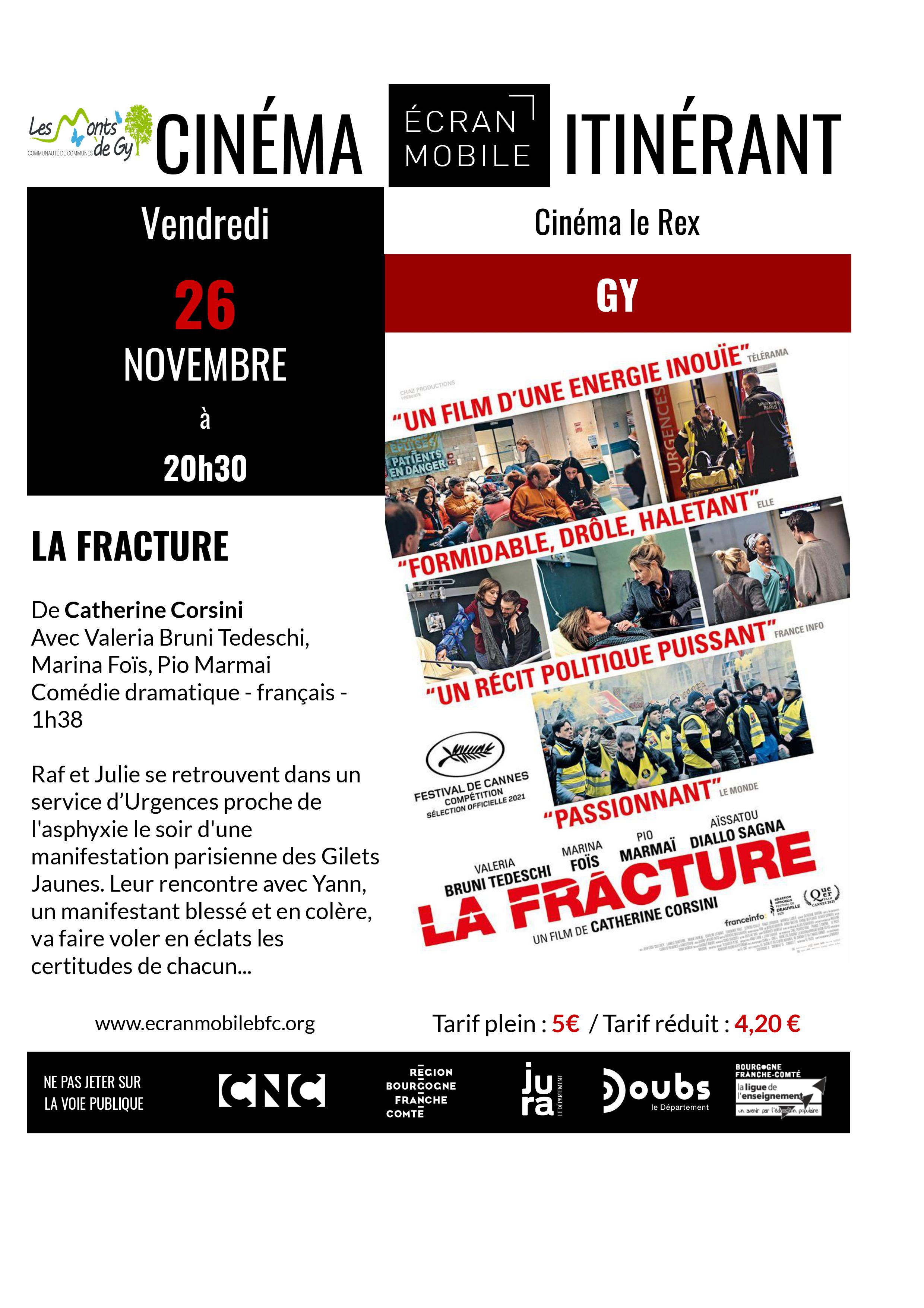 cinéma GY 26.11.2021 LA FRACTURE