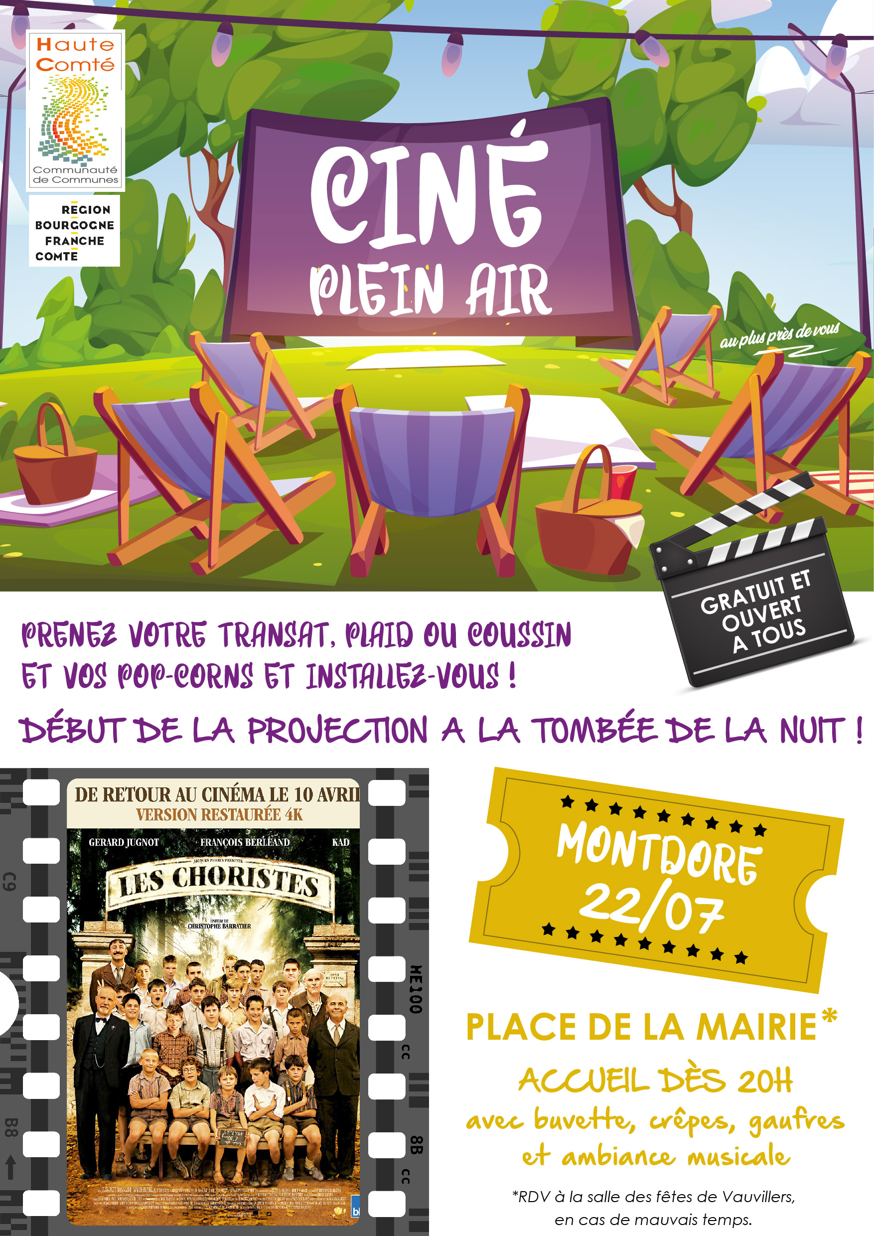 Ciné plein air Montdoré