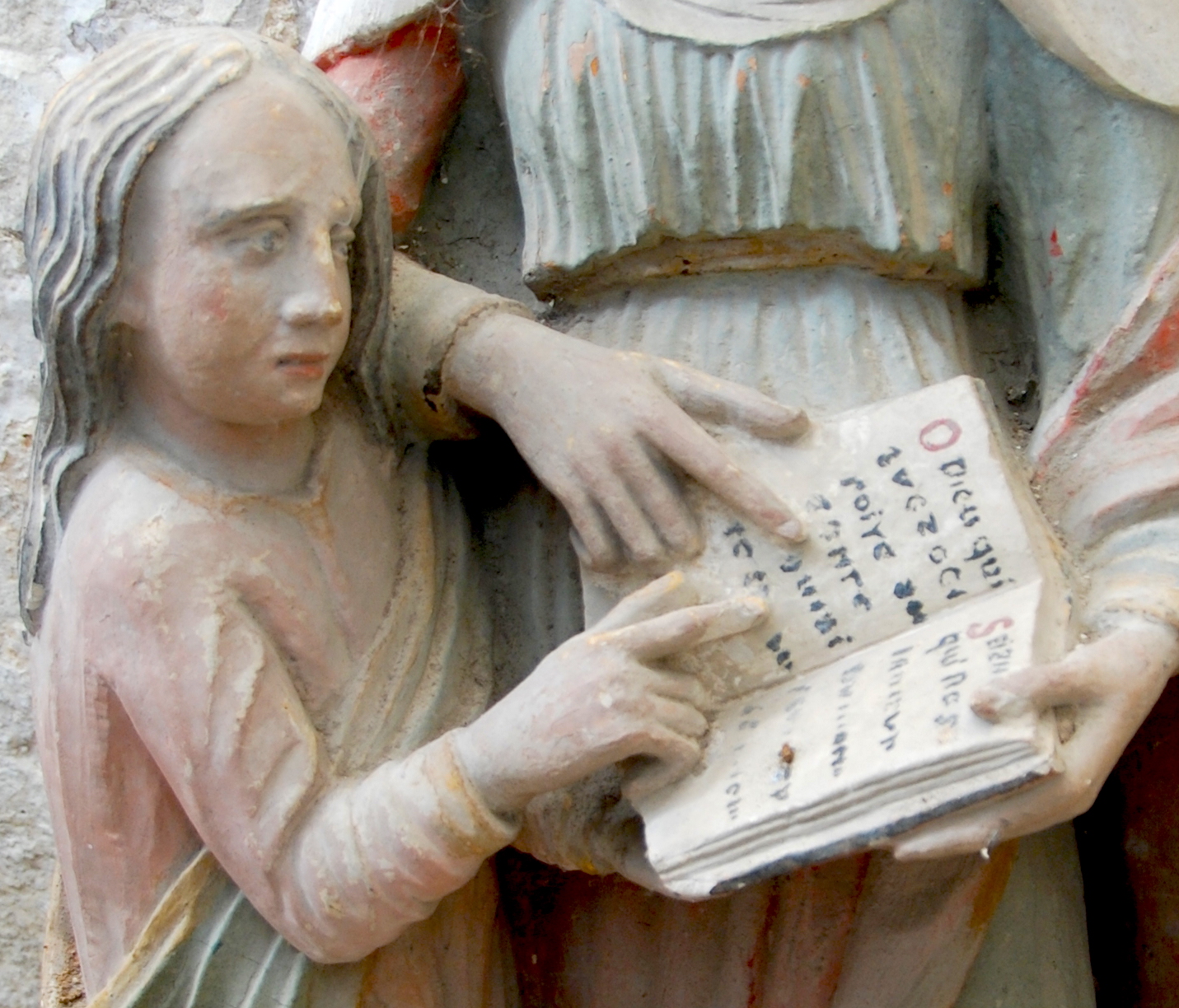 L'éducation de la Vierge par sa mère Sainte ANNE, église d'Arcy le libre