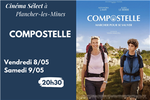 Film "COMPOSTELLE" au CINEMA SELECT à PLANCHER-les-MINES