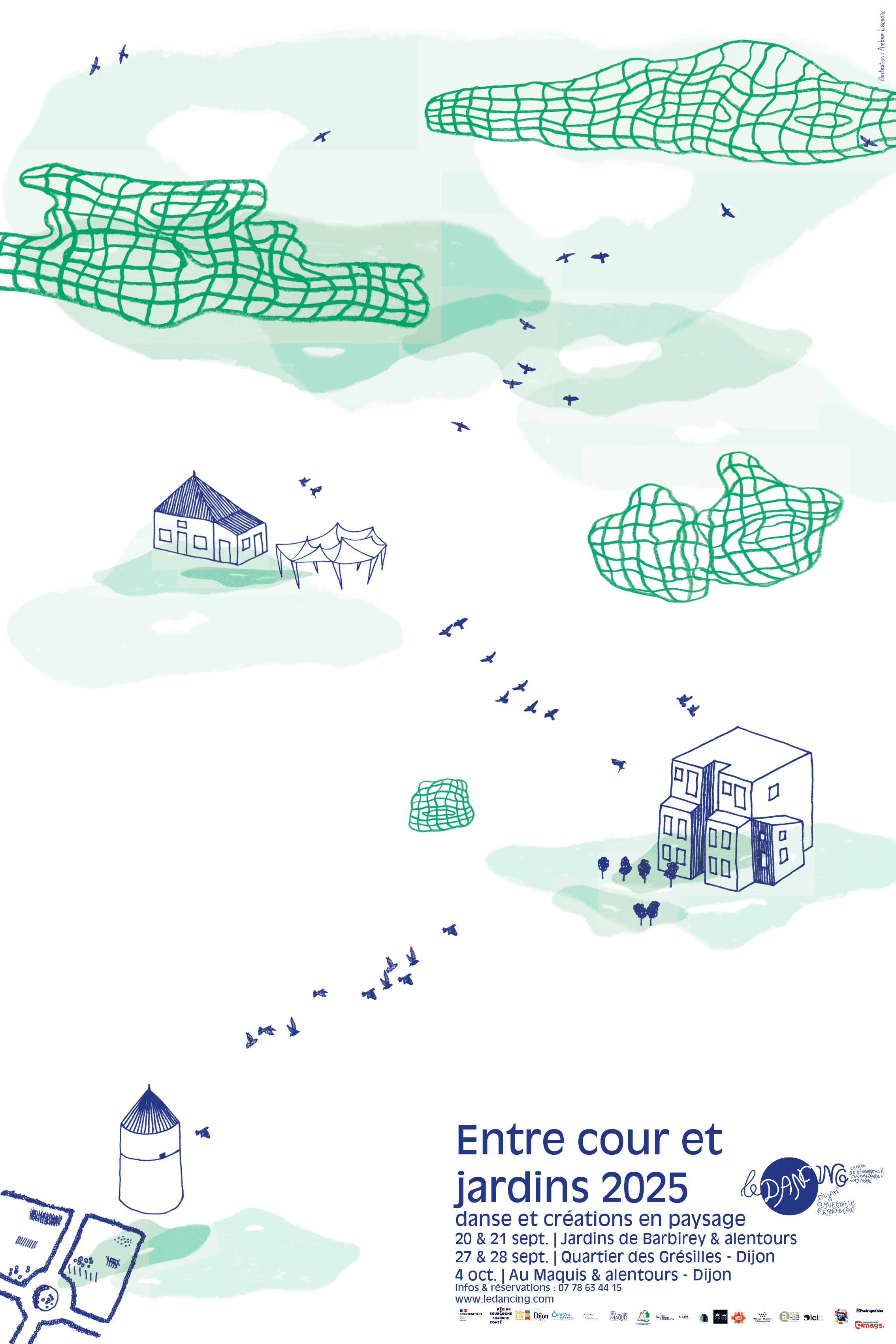 Affiche - Festival Entre cour et jardins