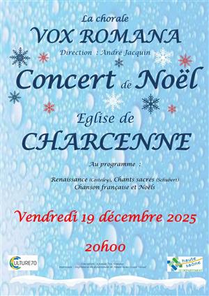 Concert de Noël à Charcenne