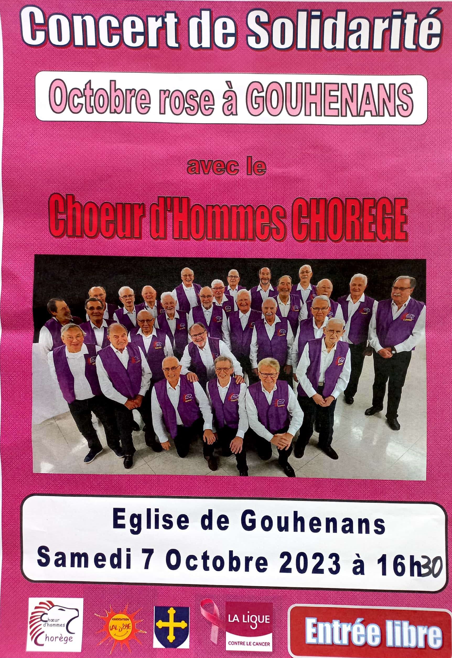 concert GOUHENANS 07 octobre