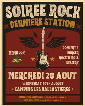 Soirée Rock au  Camping Les Ballastières