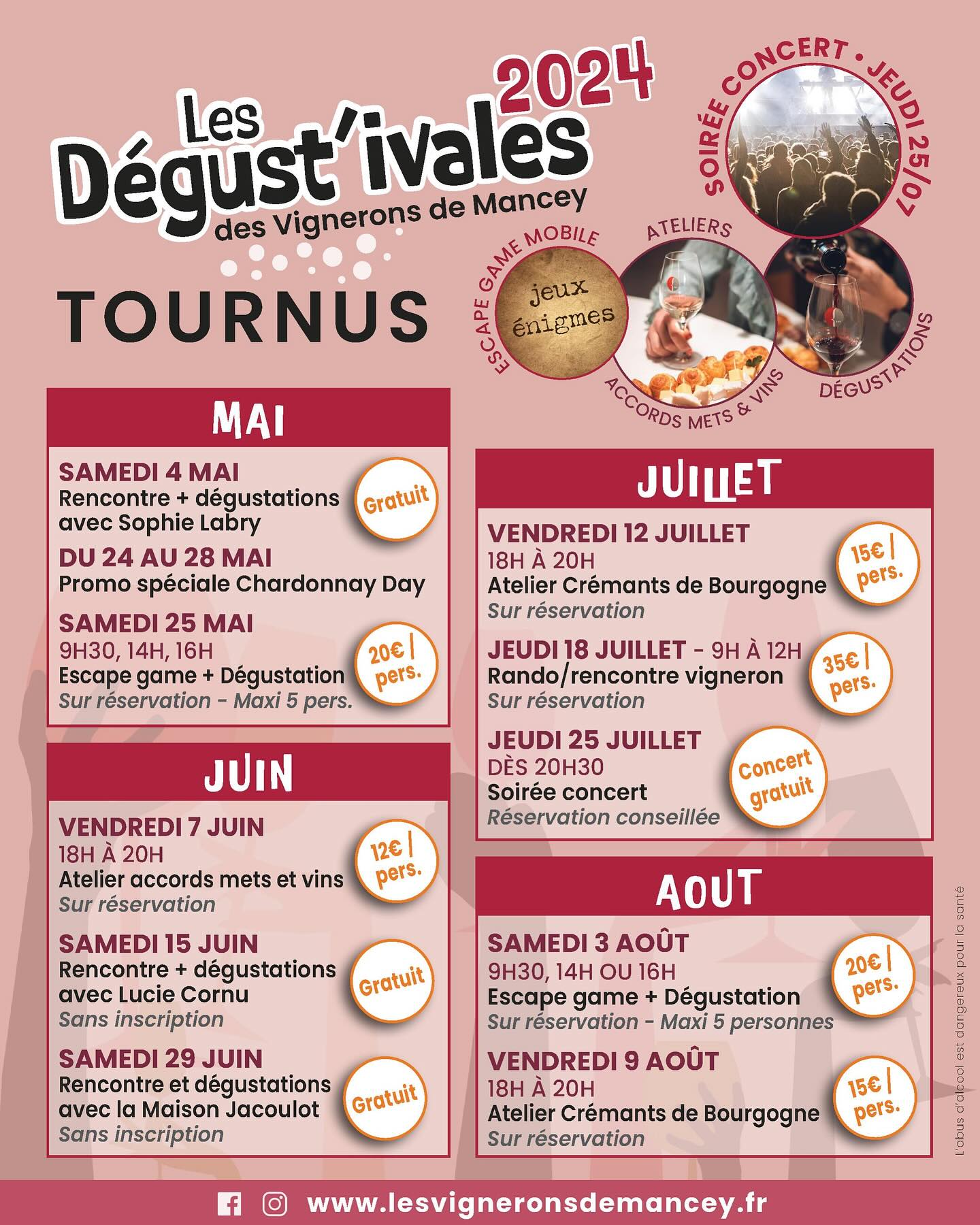 soirée concert desgustivales