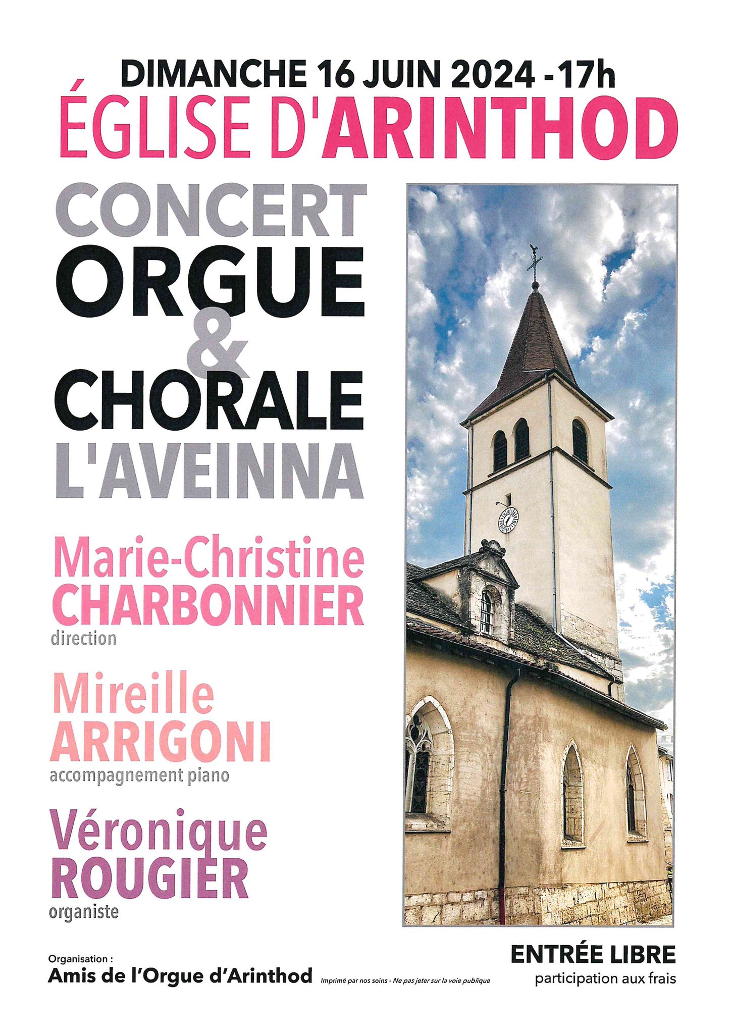 concert d'orgue et chorale