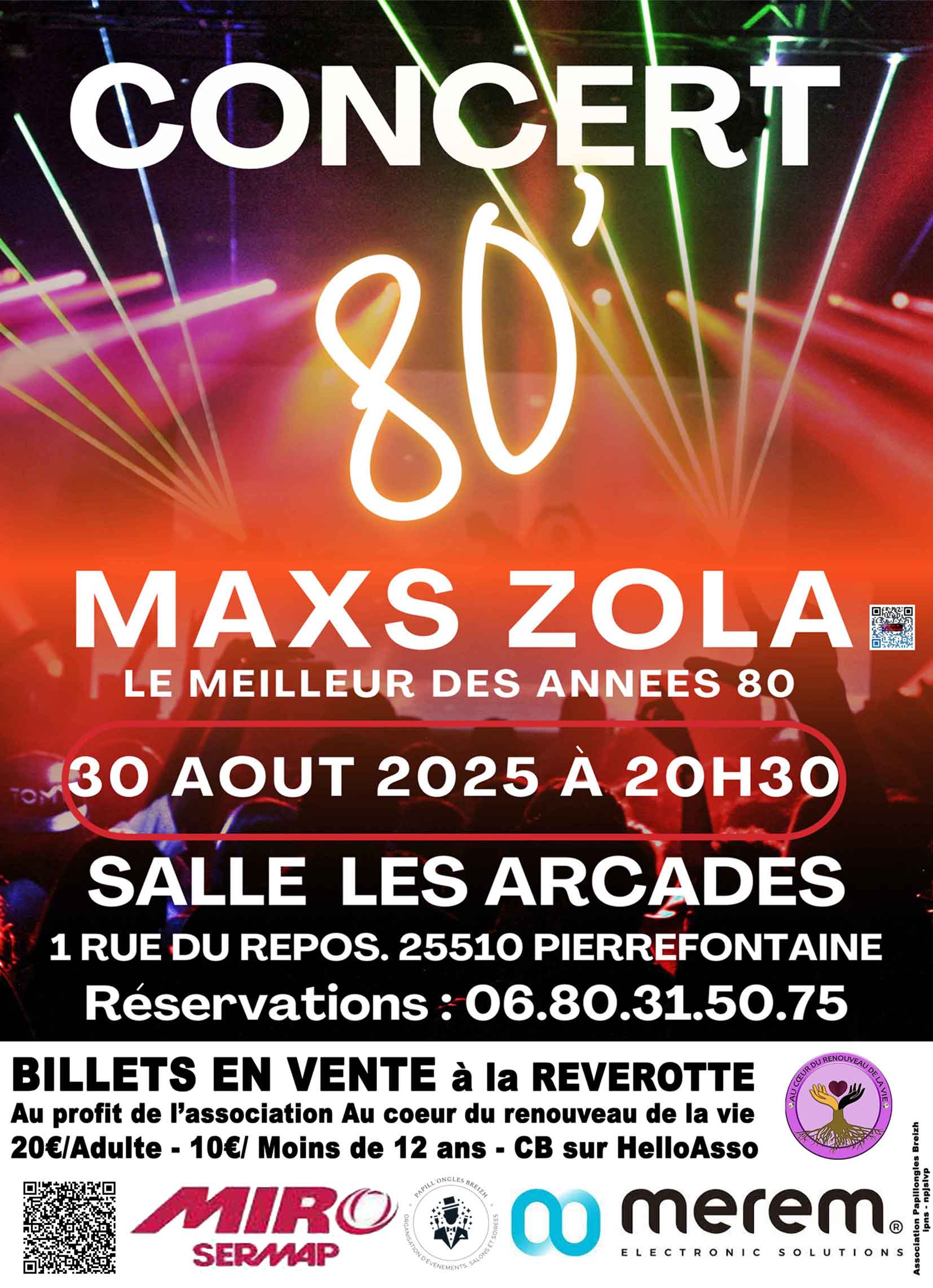 Concert le meilleur des années 70&80 par Maxs Zola