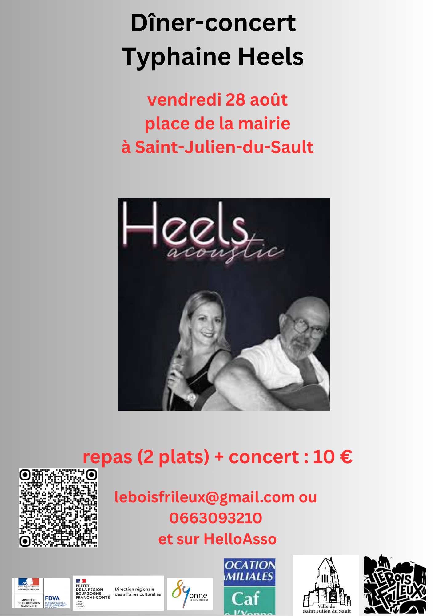 Dîner-concert — visuel événement