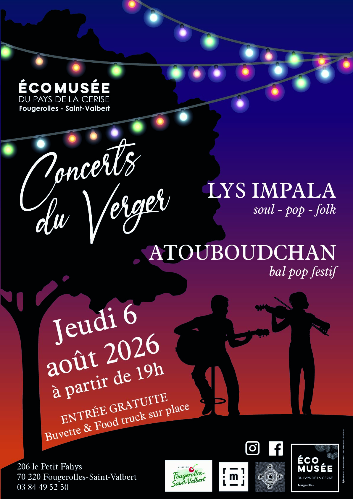 Concerts du verger