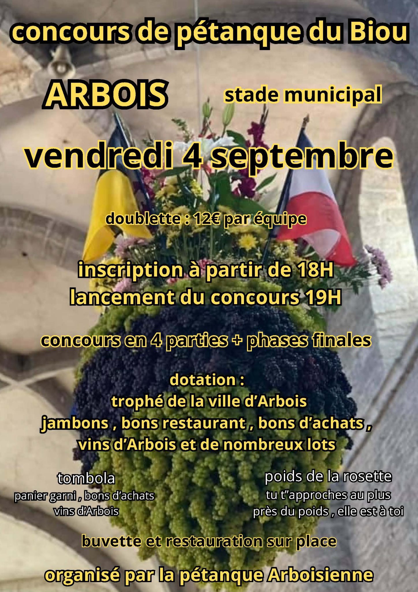 Concours de pétanque du Biou
