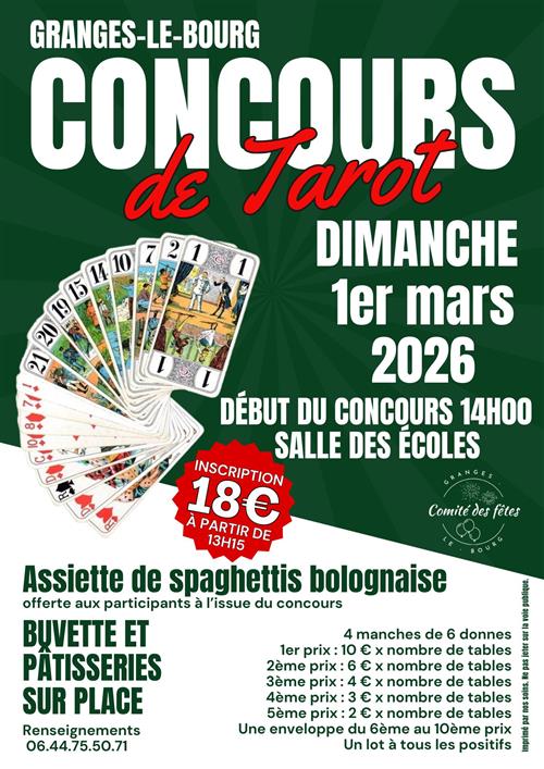 Concours de tarot 