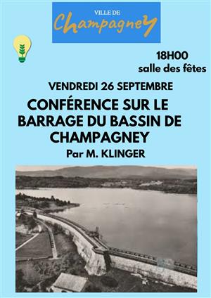 Soirée conférence "Barrage du Bassin de Champagney"