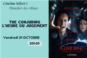Film "THE CONJURING : L'HEURE DU JUGEMENT" au Cinéma SELECT à PLANCHER-les-MINES