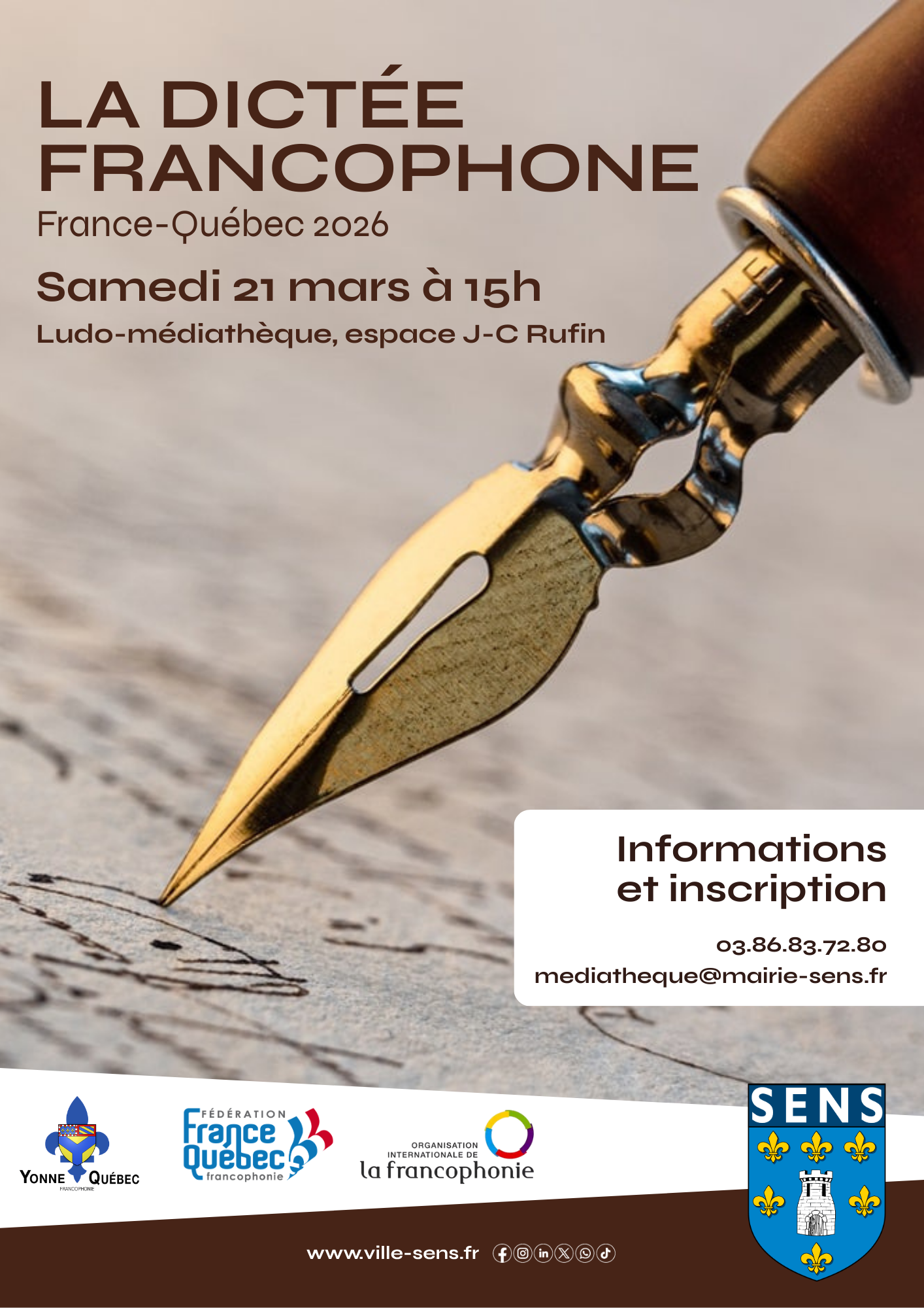 Dictée francophone France-Québec