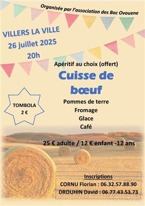 Repas cuisse de bœuf