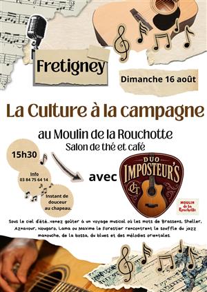 "Culture à la campagne" au salon de thé&café  à Fretigney