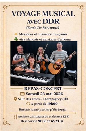 Repas - Concert avec Drôle de Rencontre