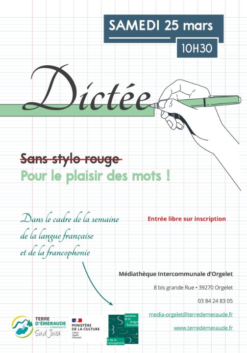 dictée orgelet