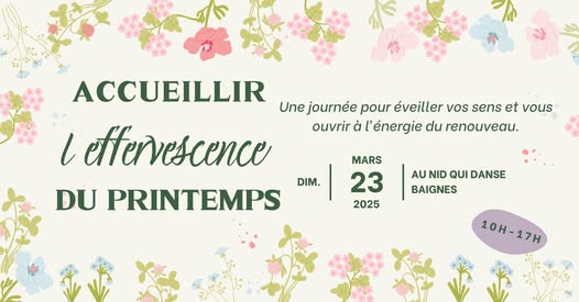 dimanche23mars - gîte cocon le nid qui danse 70000 Baignes chambre d hote Forges Vesoul Haute Saône bien-être massage relaxation oracle méditation formation atelier séminaire nature campagne nature 