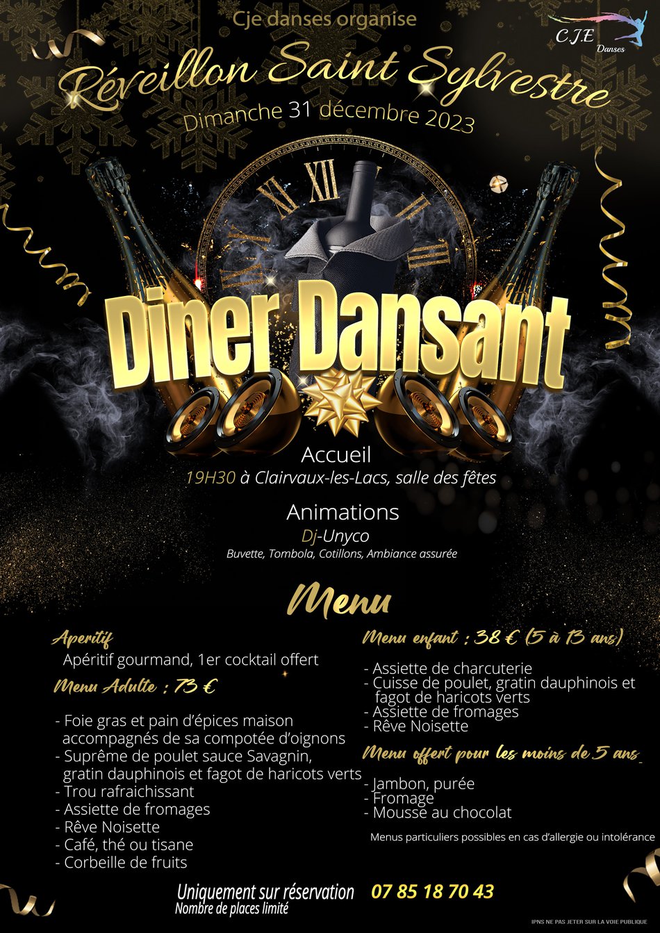 diner dansant 31dec