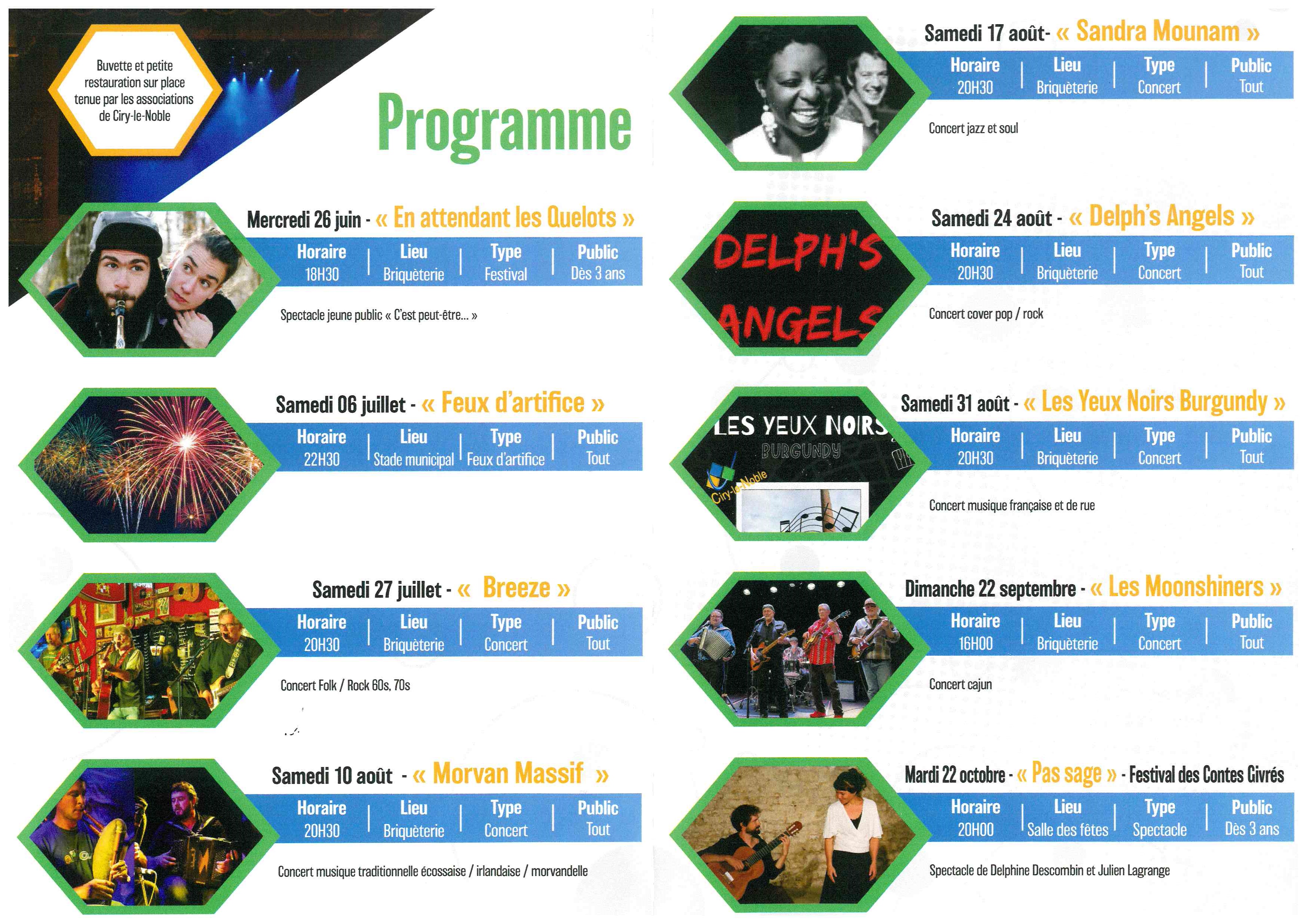 Programme Ciry-Le-Noble