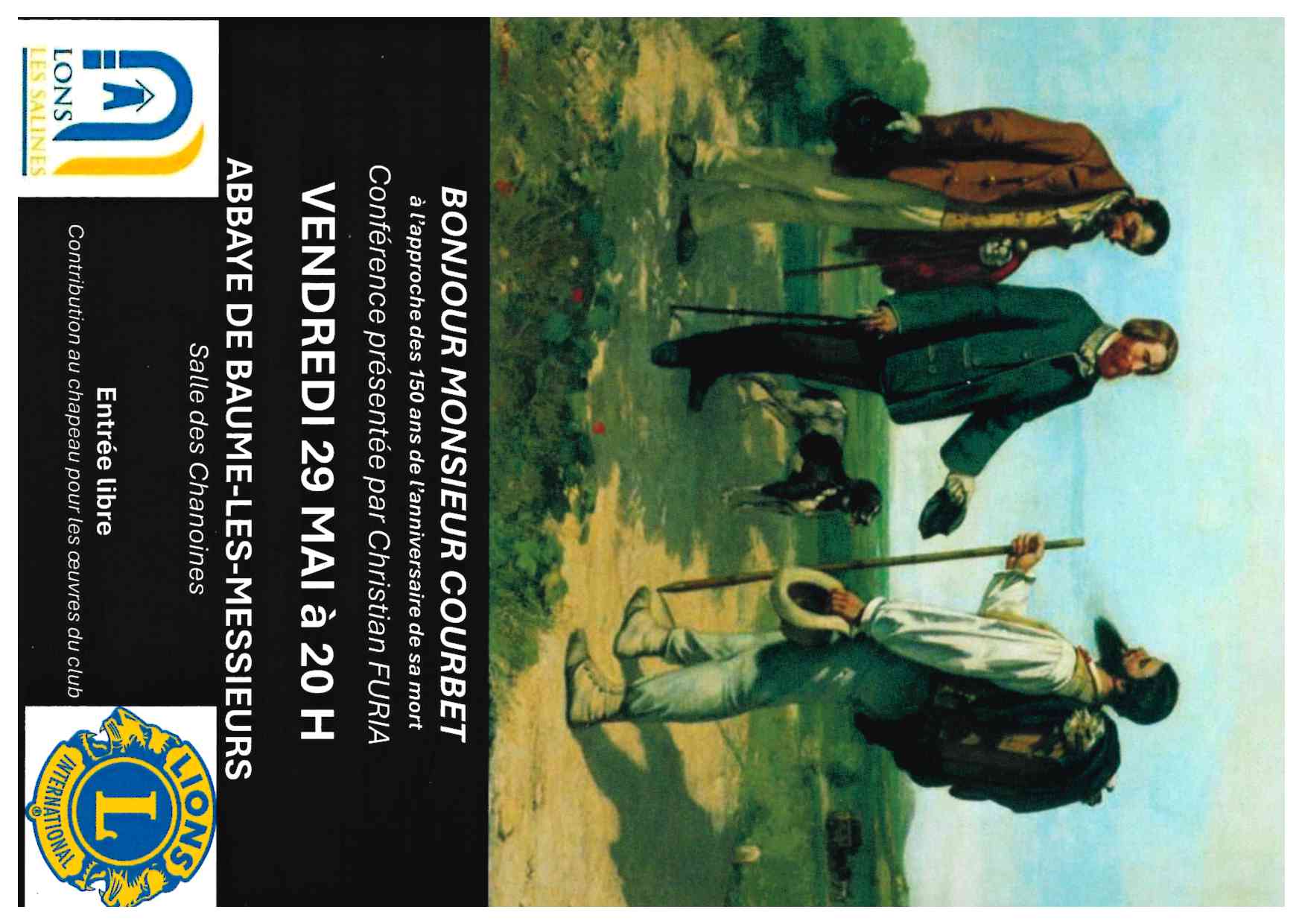Conférence "Bonjour Monsieur Courbet"