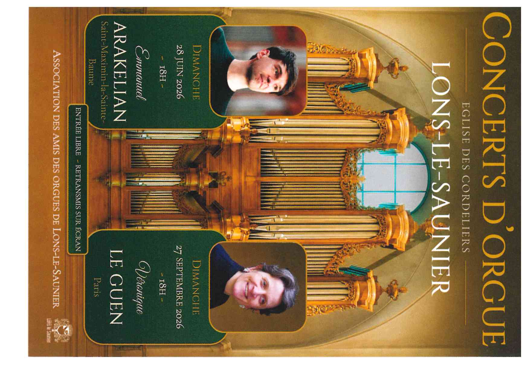 Concert d'orgue : Le Guen Véronique